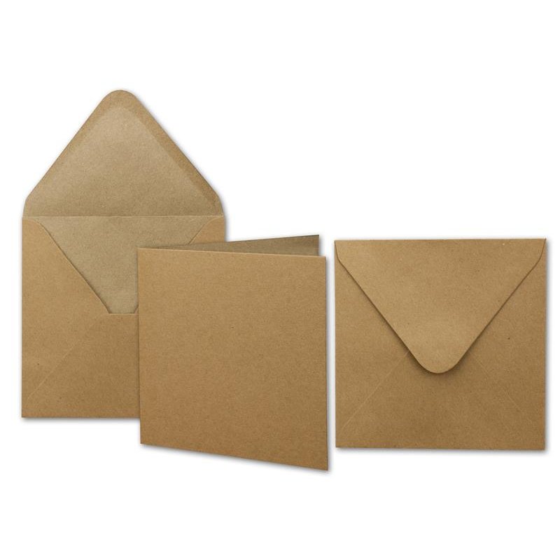 NEUSER PAPIER – A5 Doppelkarten-Set Mit Briefumschlägen, 25 Stück – Hochweiße Blankokarten Für Einladungen & Grüße