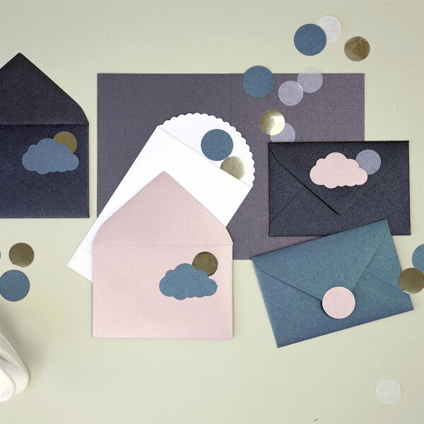ARTOZ NORDANA - Set di 150 biglietti pieghevoli DIN B6, con