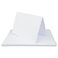 100 Faltkarten-Sets - Rosa - 12 x 17 cm - DIN B6 Klapp-Karte