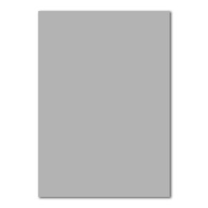 50x Briefpapier-Sets DIN A5 mit C6 Briefumschlägen - Hellgrau -Nassklebung (Grau) - mattes Schreibpapier mit Kuverts - FarbenFroh by GUSTAV NEUSER