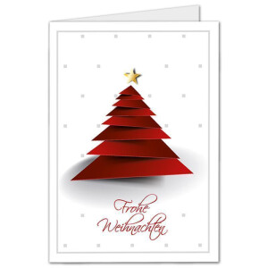 56 Weihnachtskarten Set – Unterschiedliche Motive, DIN A6, 300 G/m² Papier, Made In Germany