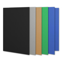 25 Kartensets inklusive Briefumschläge - Blanko Karten mit Geschenkschachtel - dunkler Farbmix - DIN A6 Einladungskarten aus 5 verschiedenen Farben - 10,5 x 14,8 cm