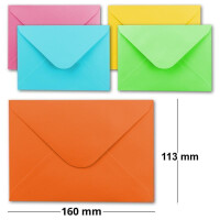 25 Kartensets inklusive Briefumschläge - Blanko Karten 