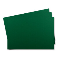 25x Einzelkarten Set mit Briefumschlägen DIN A6 / C6 in Dunkelgrün (Grün) - 14,8 x 10,5 cm - ohne Falz