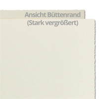 300 Stück DIN A6 Büttenpapier Karten, DIN A6, 105 x 148 mm, Naturweiß halbmatt - Einzelkarten ohne Falz - Vellum Oberfläche - Karten aus Büttenpapier
