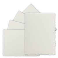 10 Stück ca. B6 Vintage Karten, Büttenpapier, 113 