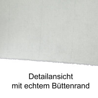 Büttenpapier DIN A4 - 10 Blatt Brief-Papier - ohne Wasserzeichen - Vintage-Papier handgemacht, 210 x 297 mm, Naturweiß