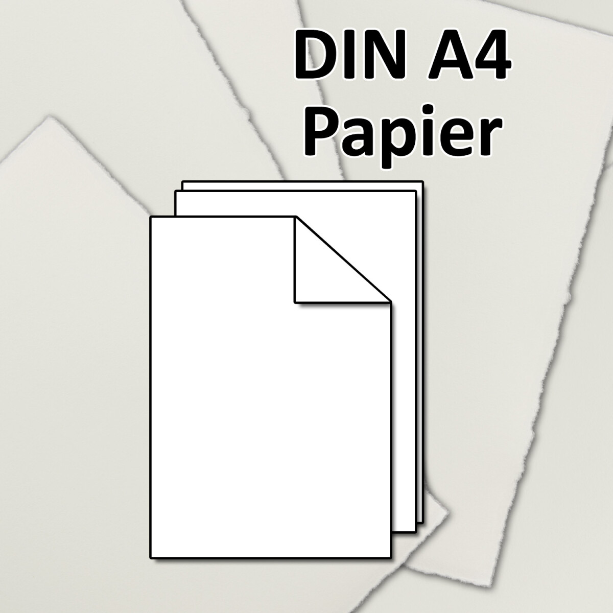 Büttenpapier DIN A4 Brief-Papier - Vintage-Papier...