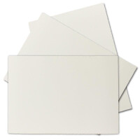 10x DIN A6 Kartenset aus Büttenpapier - Einzelkarten oh