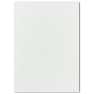 20 Stück DIN A5 Karton mit Leinenstruktur - Farbe: Weiss - 14,8 x 21 cm - 250 Gramm pro m² - Einzelkarte ohne Falz - Ideal zum Basteln, Scrapbooking, Grußkarte