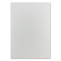 50 Stück DIN A5 Karton gehämmert - Farbe: Weiss - 14,8 x 21 cm - 250 Gramm pro m² - Einzelkarte ohne Falz - Ideal zum Basteln, Scrapbooking, Grußkarte