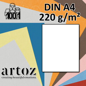 DIN A4 Einzelkarte gerippt - Serie 1001 - 29,7 x 21,0 cm...