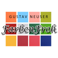 Quadratisches Einzelkarten-Set - 15 x 15 cm - mit Brief-Umschlägen - Graublau - 25 Stück - für Grußkarten & mehr - FarbenFroh by GUSTAV NEUSER