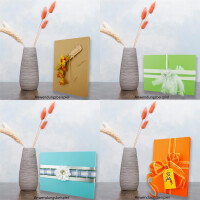 1x DIN A4 - Hochwertige Geschenk- und Aufbewahrungsbox - 30,2 x 21,3 x 2,1 cm - Rosa - stabiler 650 g/m² Karton