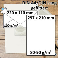 ZANDERS GOHRSM&Uuml;HLE - Papierbogen A4 - DIN lang...