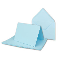 50x Faltkarten-Set DIN A6 mit DIN C6 Brief-Umschlägen -