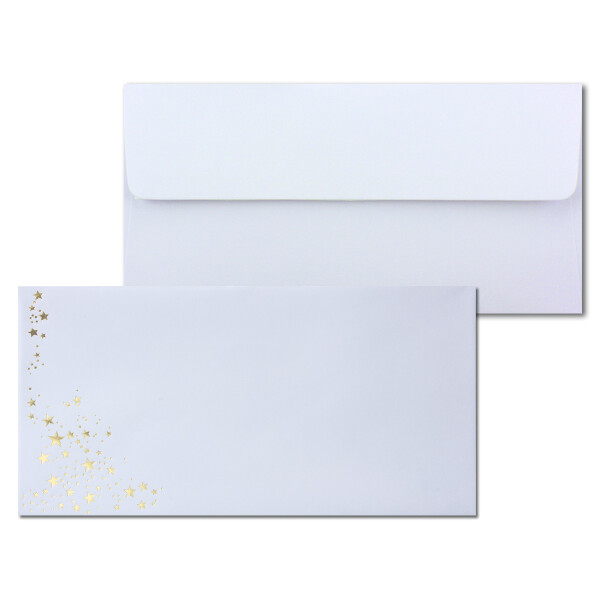 25 Premium Briefumschläge DIN Lang (110x220 Mm) – Bunte Frühlingsmotive, 80 G/m², Haftklebend, Ohne Fenster