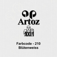 ARTOZ 15x DIN B6 Faltkarten-Set mit Umschlägen - Blütenweiß (Weiß) - 120 x 169 mm - gerippte Bastelkarten blanko mit Brief-Umschlägen - 220 g/m²