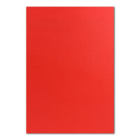 500 DIN A5 Einzelkarten Papierbögen - Rot - 240 g/m² - 14,8 x 21 cm - Bastelbogen Tonpapier Fotokarton Bastelpapier Tonkarton - FarbenFroh
