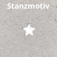 Artoz Sternlocher - Lochzange mit Sternmotiv für bis zu 500 g/m² - für Papier, Karten, Basteln für Briefe, Einladungen