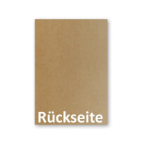 25x Vintage Kraftpapier DIN A5 - 21 x 14,8 cm - Recycling-Ka