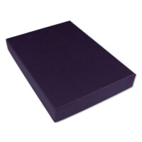Aufbewahrungs- und Geschenkbox für C6 - lila - Format: 13,0 x 18,0 x 2,3 cm - NEUSER PAPIER