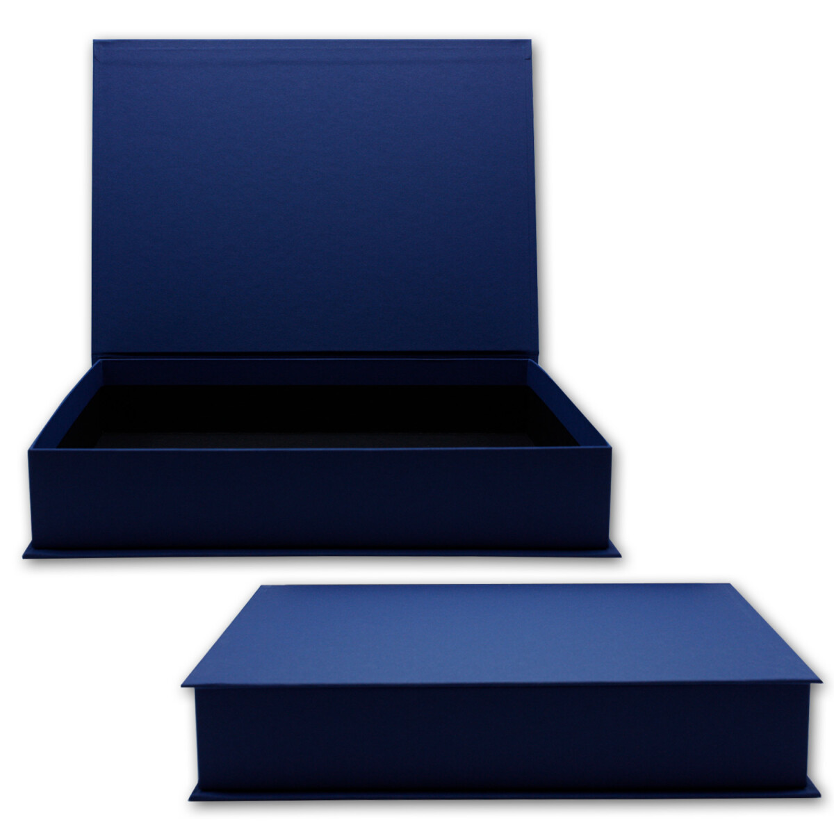 NEUSER PAPIER Geschenkbox mit Klappdeckel - 1 Stück - DIN A4 - Dunkel ...