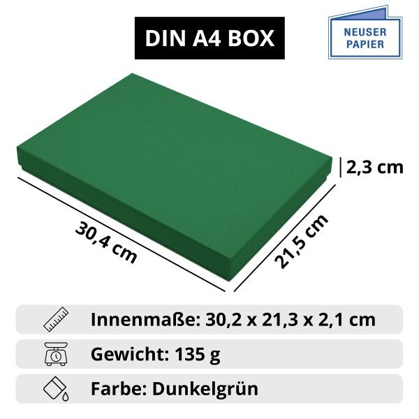 5x DIN A4 - Hochwertige Geschenk- und Aufbewahrungsbox
