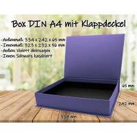 NEUSER PAPIER Geschenkbox mit Klappdeckel - 1 Stück - D