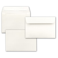 Briefumschläge in Creme - 25 Stück - Kuverts in DI