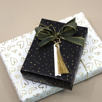 Geschenkpapier Punkte inkl. Verpackung zum Abtrennen - 70 x 