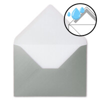 Metallic Briefumschläge in Silber Metallic - 50 St&uuml