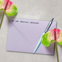 100x Brief-Umschläge Format B6 - Lila- 12 x 17,5 cm - N