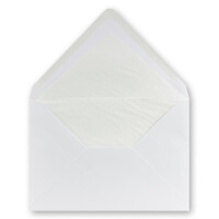 100 Brief-Umschläge Polarweiß - DIN C5 - gefüttert - 100 g/m² - 16,2 x 22,9 cm - Nassklebung mit Spitz-Klappe - hochwertige Kuverts - von GUSTAV NEUSER