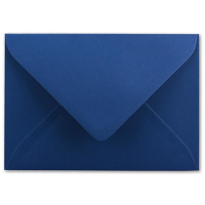 Briefumschläge in Nachtblau - 100 Stück - DIN C5 Kuverts 22,0 x 15,4 cm - Nassklebung ohne Fenster - Weihnachten, Grußkarten - Serie FarbenFroh