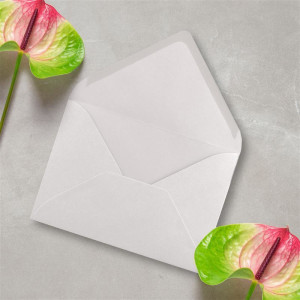 Briefumschläge in Naturweiß - 100 Stück - DIN C5 Kuverts 22,0 x 15,4 cm - Nassklebung ohne Fenster - Weihnachten, Grußkarten - Serie FarbenFroh