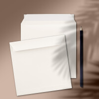 NEUSER PAPIER 100 quadratische Briefumschläge 22 x 22 c