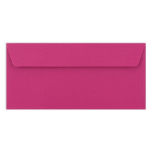 100 Brief-Umschläge DIN Lang - Amarena-Rot gerippt - 110 g/m² - 11 x 22 cm - sehr formstabil - Haftklebung - Qualitätsmarke: FarbenFroh by GUSTAV NEUSER