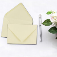 100x Briefumschläge 12 x 18 cm -  DIN B6 mit Nassklebun