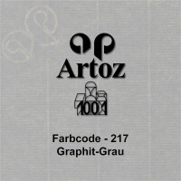 100x ARTOZ DIN C7 kleine Briefumschläge - Grau (Graphit
