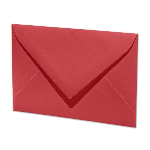 100x ARTOZ DIN C7 kleine Briefumschläge - Rot (Rot) 110 x 75 mm - 100 g/m² Mini Umschläge für Hochzeit Geburtstag Weihnachten Party Geschenkkärtchen - Serie 1001
