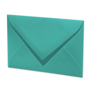 100x ARTOZ DIN C7 kleine Briefumschläge - Grün (Tropical Green) 110 x 75 mm - 100 g/m² Mini Umschläge für Hochzeit Geburtstag Weihnachten Party Geschenkkärtchen - Serie 1001