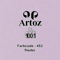 ARTOZ 100x Tischkarten - Flieder (Violett) - 45 x 100 mm blanko Platz-Kärtchen - Faltkarten für festliche Tafel - Tischdekoration - 220 g/m² gerippt