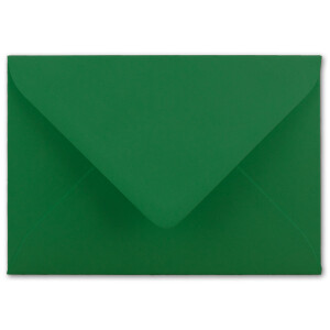 200 Brief-Umschläge - Grün - DIN C6 - 114 x 162 mm - Kuverts mit Nassklebung ohne Fenster für Gruß-Karten & Einladungen - Serie FarbenFroh