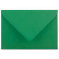 200 Brief-Umschläge - Grün - DIN C6 - 114 x 162 mm