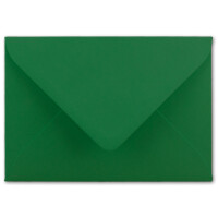 200 Brief-Umschläge - Grün - DIN C6 - 114 x 162 mm - Kuverts mit Nassklebung ohne Fenster für Gruß-Karten & Einladungen - Serie FarbenFroh
