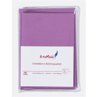 Artoz SET A6 / C6 Farbe: Violett Holunder 10x Klappkarten und 10x Briefumschläge Serie Artoz 1001 vereint im SET ArtoModo Format: 162 x 114 mm