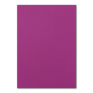 100x DIN A4 Papier - Amarena (Pink) gerippt - 110 g/m² - 21 x 29,7 cm - Briefpapier Bastelpapier Tonpapier Briefbogen - FarbenFroh by GUSTAV NEUSER