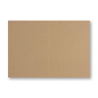 100x Vintage Kraftpapier Falt-Karten 105 x 148 mm - DIN A6 -