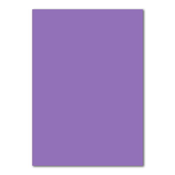 100 DIN A4 Papier-bögen Planobogen - Violett - 240 g/m² - 21 x 29,7 cm - Bastelbogen Ton-Papier Fotokarton Bastel-Papier Ton-Karton - FarbenFroh